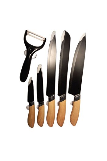 Eom Set 5 professional kitchen knives and vegetable/fruit peeler