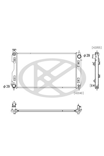 Koyorad Radiator, set filtre de schimb, Subaru IMPREZA Hatchback (GT_)