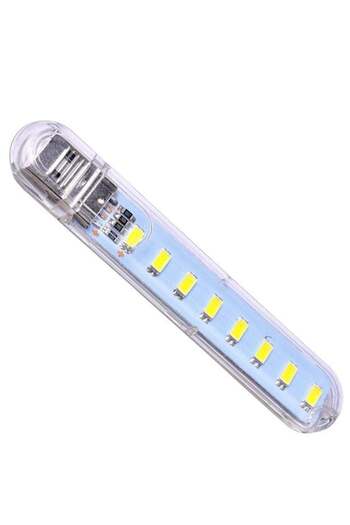 Generic USB LED Stick Light, Bulb Color, USB LED Stick, LED Light, USB Lamp, 8 LED USB Powered Mini