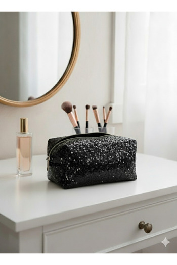 elma Sequin Makeup Bag