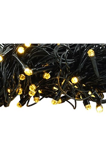 GOLD MARKET Christmas Garland Linear Light, 8 Modes, 24m, 300 LED Hexagonal, Warm White