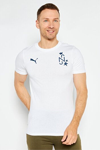 Puma Men Sportswear Fit Short Sleeve Outdoor T-Shirts, White