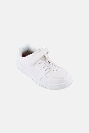 Disney Kids Girl Velcro Closure Shoes, White