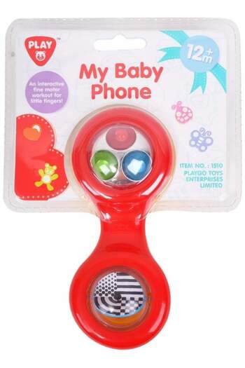 Generic PLAYGO My Baby Phone Toy - Colorful Interactive Toy With Lights & Sounds