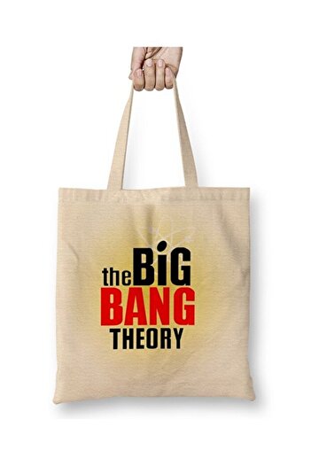 Toyaso The Big Bang Theory White Tote Bag Long Handle Shopping Bag Beach Bag