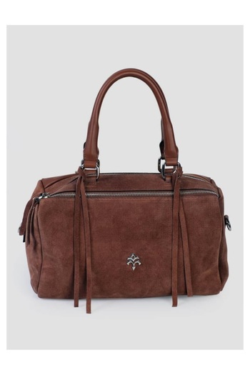 Jacquline Dandelion-N Genuine Suede Leather Hand Shoulder Bag