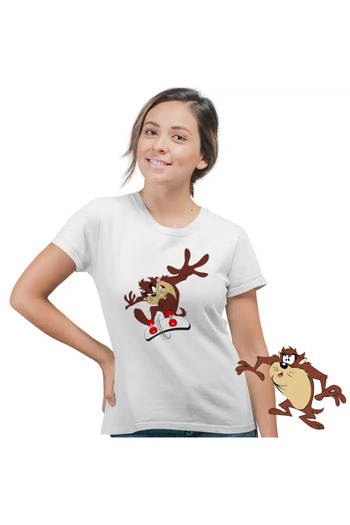 OEM Taz Skateboard Women's T-Shirt Tasmanian Devil