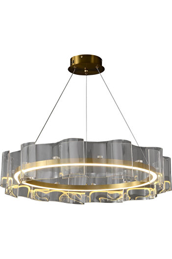 HAMER Modern oil chandelier, 60 cm, 3 lights, 36 watts