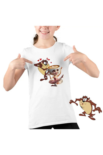 OEM T-shirt for children girls Taz Ballerina Capucina Italian Brainrot