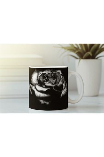 irişka Mug Cup Illustrated Mug Postcard 9X8.5 cm