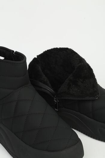 Benetton Black Women's Boots Imported Bni-12048