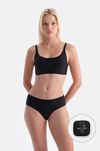 Dagi Black Travel Folding Hipster Panties