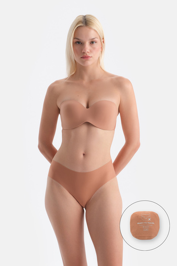 Dagi Brown Travel Folding Hipster Panties