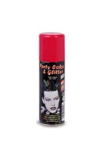 SHOPIENS Red Glitter Hair Spray for Halloween - 125 ml