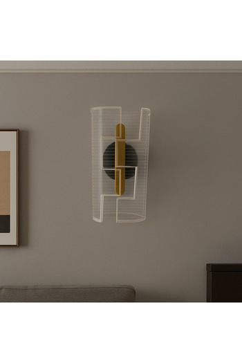RFAN LED Wall Lamp, Model R9126/240, 3 Light Types, 10W, Black/Gold