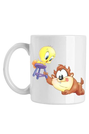 OEM Taz Tweety Devil Chibi Babies Mug