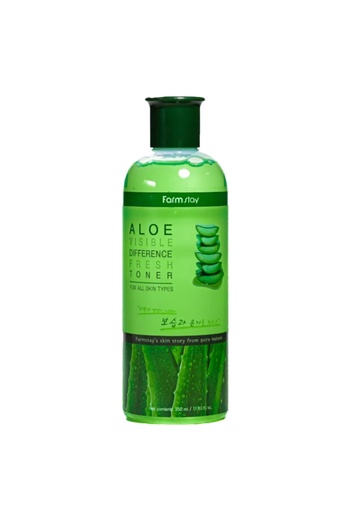 Farmstay Farm Stay Aloe Vera Refreshing Toner for a Visible Difference for All Skin Types 350ml