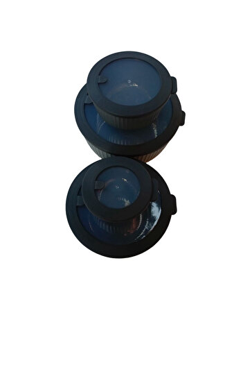 HOBBY LİFE Set of 4 Luxury Storage Containers with Leak-Proof Lids (Elegance Series) - 8.6 L