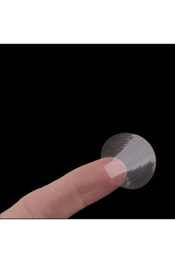 Crisalida Set of 400 transparent round stickers Chrysalida, diameter 3 cm