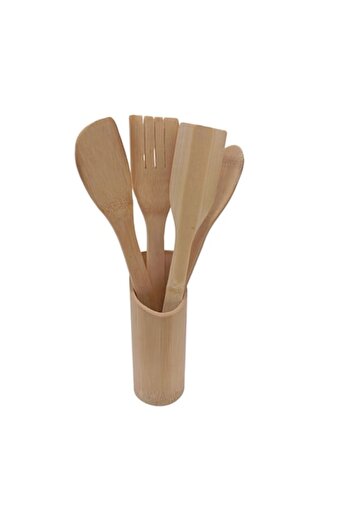 ABS Set of 5 Bamboo Wood Pallets with Stand