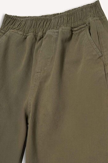 DeFacto Boy's Elastic Waist Gabardine Trousers G3642A825Au