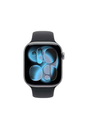 Apple Watch Series 11 GPS + Cellular 46mm Space Grey Aluminium Case with Black Sport Band - M/L
