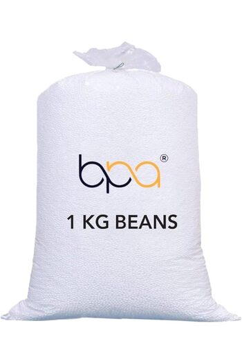Al Raied 1 KG OF BEAN BAG FILLER POLYSTYRENE VIRGIN BEANS