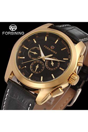 Forsining Men's Wristwatch Mechanical Automatic Elegant Casual Business Classic Retro Vintage