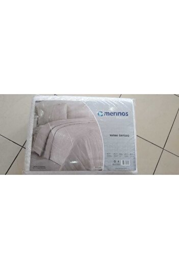 YÜNTEKS Merinos Bedspread Double Size Silky Soft / Dowry / Suitable for Daily Use / Cream