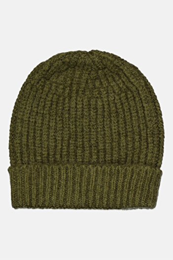 DeFacto Women Knitted Beanie, Olive