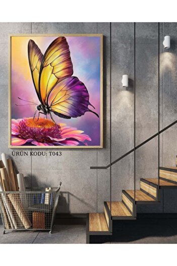 Dialands Mozaik Colorful Butterfly 40X60Cm T043 Dialands Diamond Mosaic Painting