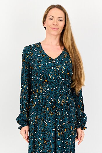 ORSAY Women Allover Print Midi Dress, Multicolor