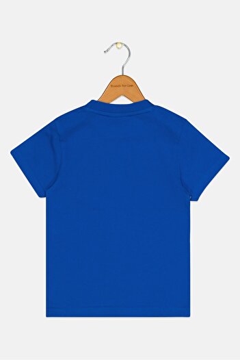 Perry Ellis Toddlers Boy Short Sleeve Brand Logo T-Shirts, Blue