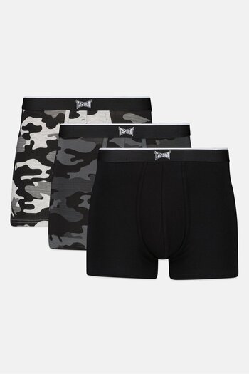Tapout Men 3 Pack Camouflage Boxer Brief, Multicolor