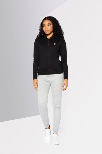 Scuderia Ferrari Women Sportswear Fit Long Sleeve Outdoor Sweatshirts, Black
