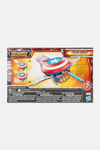 Nerf Marvel Mech Strike Mechasaurs Captain America Redwing Blaster with 3 Darts