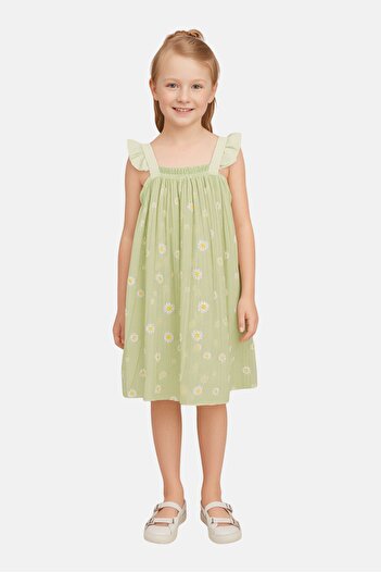 English Laundry Kids Girl Floral Print Party Dress, Multicolor