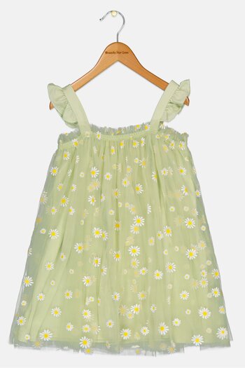 English Laundry Kids Girl Floral Print Party Dress, Multicolor