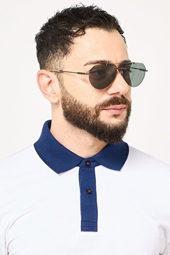 Police Men SPLN42 Aviator Sunglasses, Grey