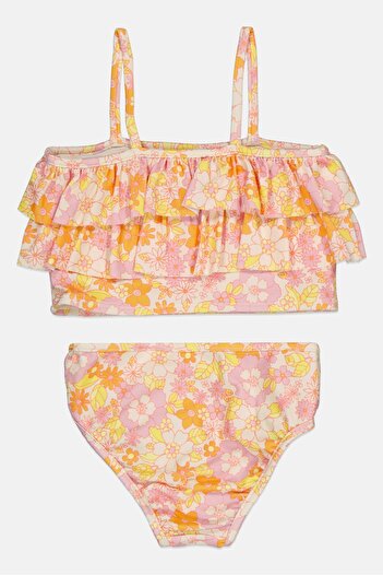 GAP Toddlers Girl Floral Print Top And Bottom Set, Multicolor