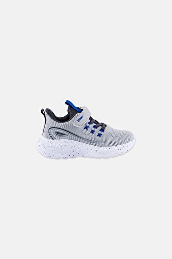 RBX Toddlers Boy Velcro Closure Running Shoes, Light Grey