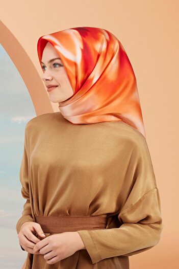 Armine Silk Scarf - 9124D-86 - Tivil