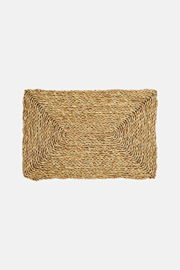 Muy Mucho Fuzzy Seaweed Door Mat 40 x 60 cm, Brown