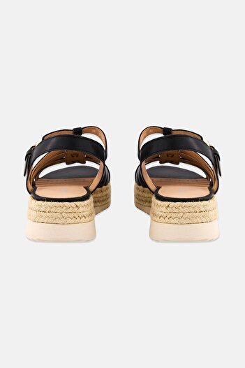 Geox Women Eolie B Adjustable Buckle Closure Sandals, Black