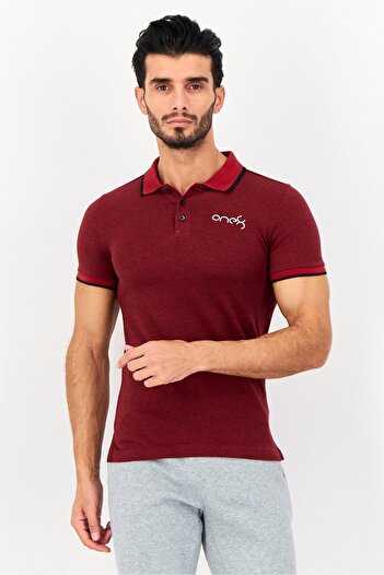 Puma One8 Men Sportswear Fit Short Sleeve Outdoor Polo Shirt, Dark Red