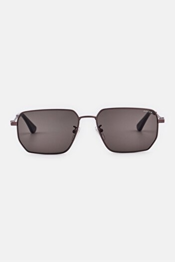 Police Men SPLN40 Rectangular UV Rays Sunglasses, Grey