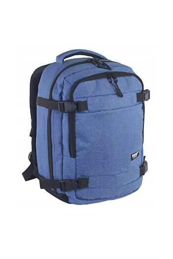 Morello Geantă de călătorie, Morello, Cordura, compartiment pentru laptop, albastru/negru, 40x20x25cm, 22L