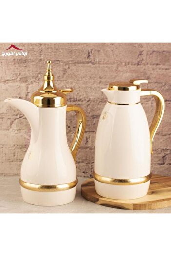 ALSAIF Zahwa Pearl Gilded Thermos Set