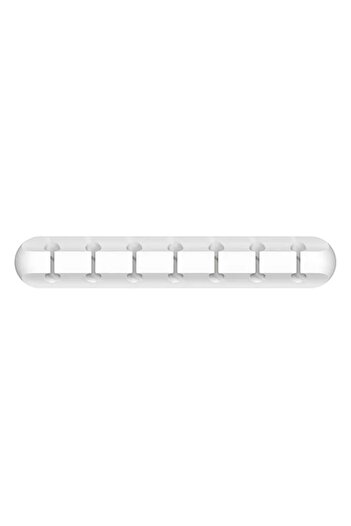 Choice Gray 7 Channel Cable Cord Wire Organizer Silicone USB Cable Winder Management Clips Self Adhesive fo