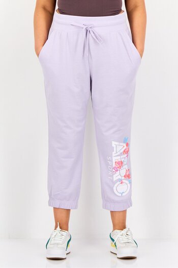 Aeropostale Women Sportswear Fit Outdoor Sweatpants, Lavender